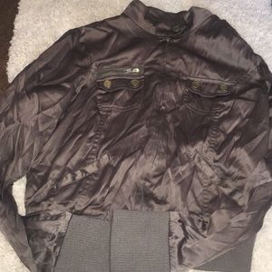 A Grey Silk Jacket